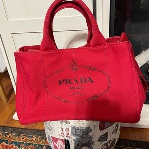 Prada Canapa Red